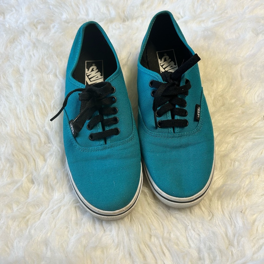 Vans Turquoise Canvas Shoes